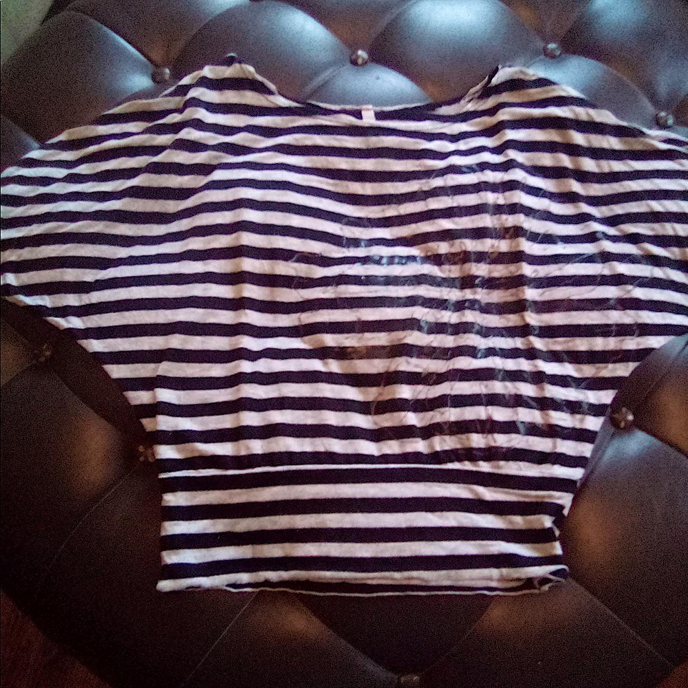 Summer crop top blouse
